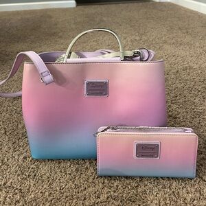 Loungefly x Disney The Little Mermaid Dinglehopper Handbag& Wallet Set